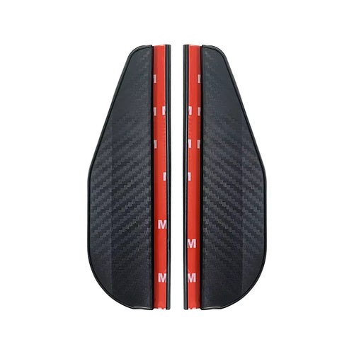 2PCS Car Rearview Mirror Rain Eyebrow Carbon Fiber Sun Visor Shade Cover Protector Clear Vision for Rain Car Mirror Accessories